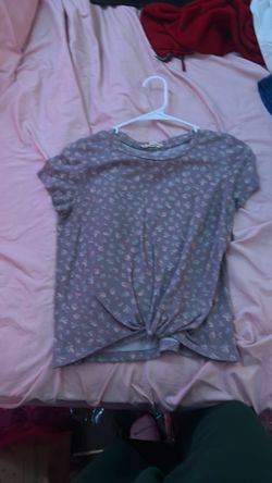 Purple flower shirt