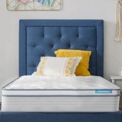 NEVER USED! Brand New! Linenspa Dreamer King 8” Inch Gel Memory Foam Innerspring Hybrid Mattress