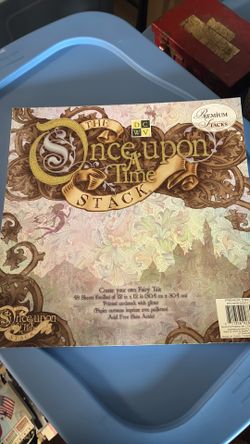 Once Upon A Time 12 X 12 Scrapped Booking Paper 
