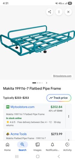 Makita Wheel Barrel Attachment