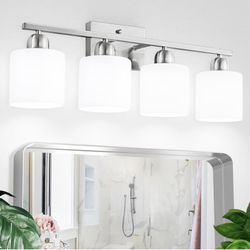 New In Box 4 Light Vanity Nickel 