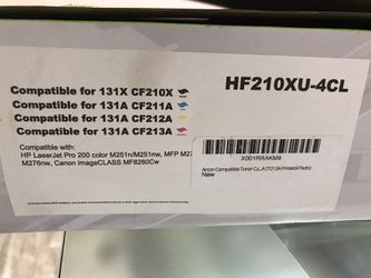 4 color toner cartridges for printer hp laserjet pro