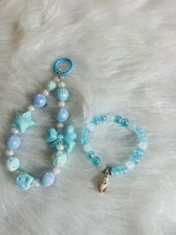 Porn, charms and keychain with bracelet