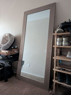Large Full Body Gold Mirror