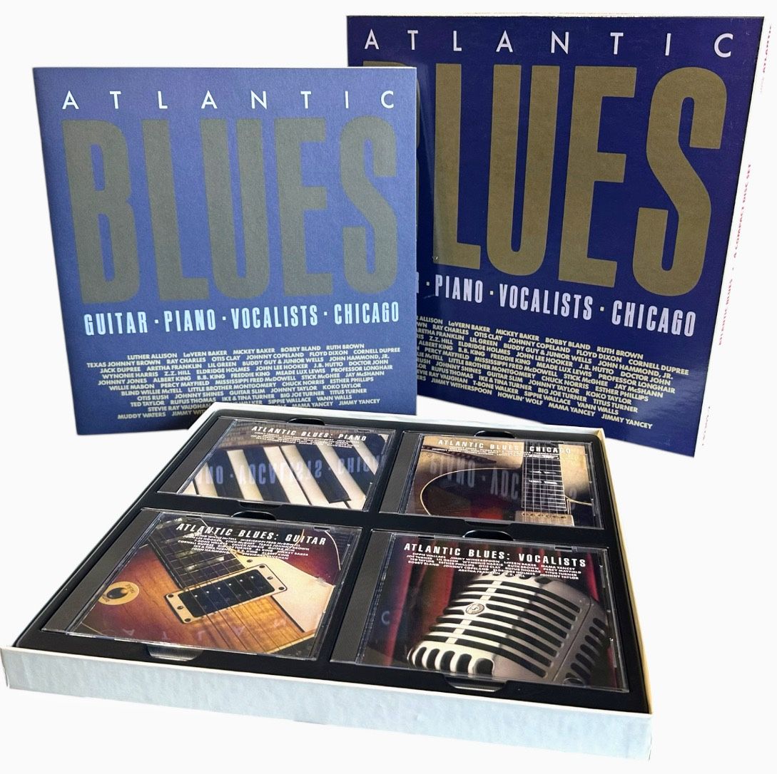 Vintage (1991) Atlantic Blues 4 CD box set, a compilation of blues music - Mint