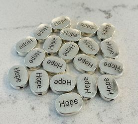 Antique Silver Hope Beads