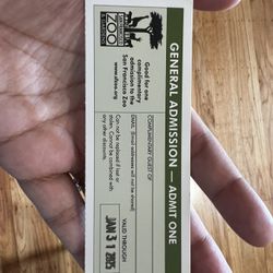SFO Zoo Ticket 