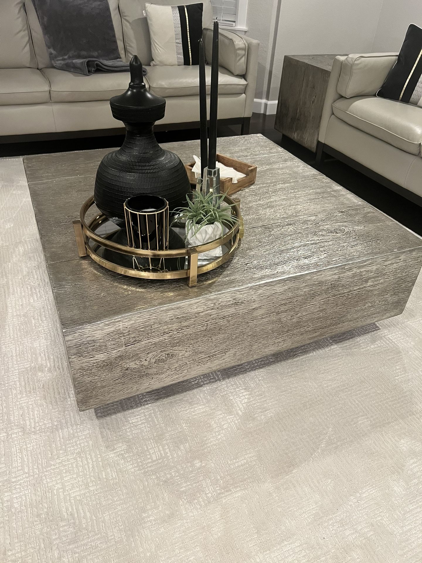 Zgallerie Coffee Table And 2 Side Tables