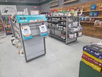 Commercial metal shelving system