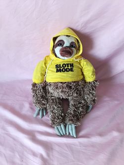 SNAX The Sloth Talking Plush Sloth Mode Hoodie Tested He Repeats Slowly