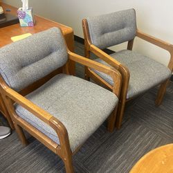 Pair Of Vintage Office Chairs