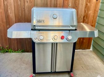 😎🥩FATHER’S DAY BUNDLE Weber Genesis S-325 S LP w/Sear Burner, Cover, & Full Tank