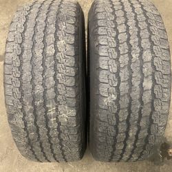 Pair Tires 265 60 18