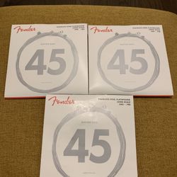 Fender 9050L Stainless Steel Flatwound Bass Strings