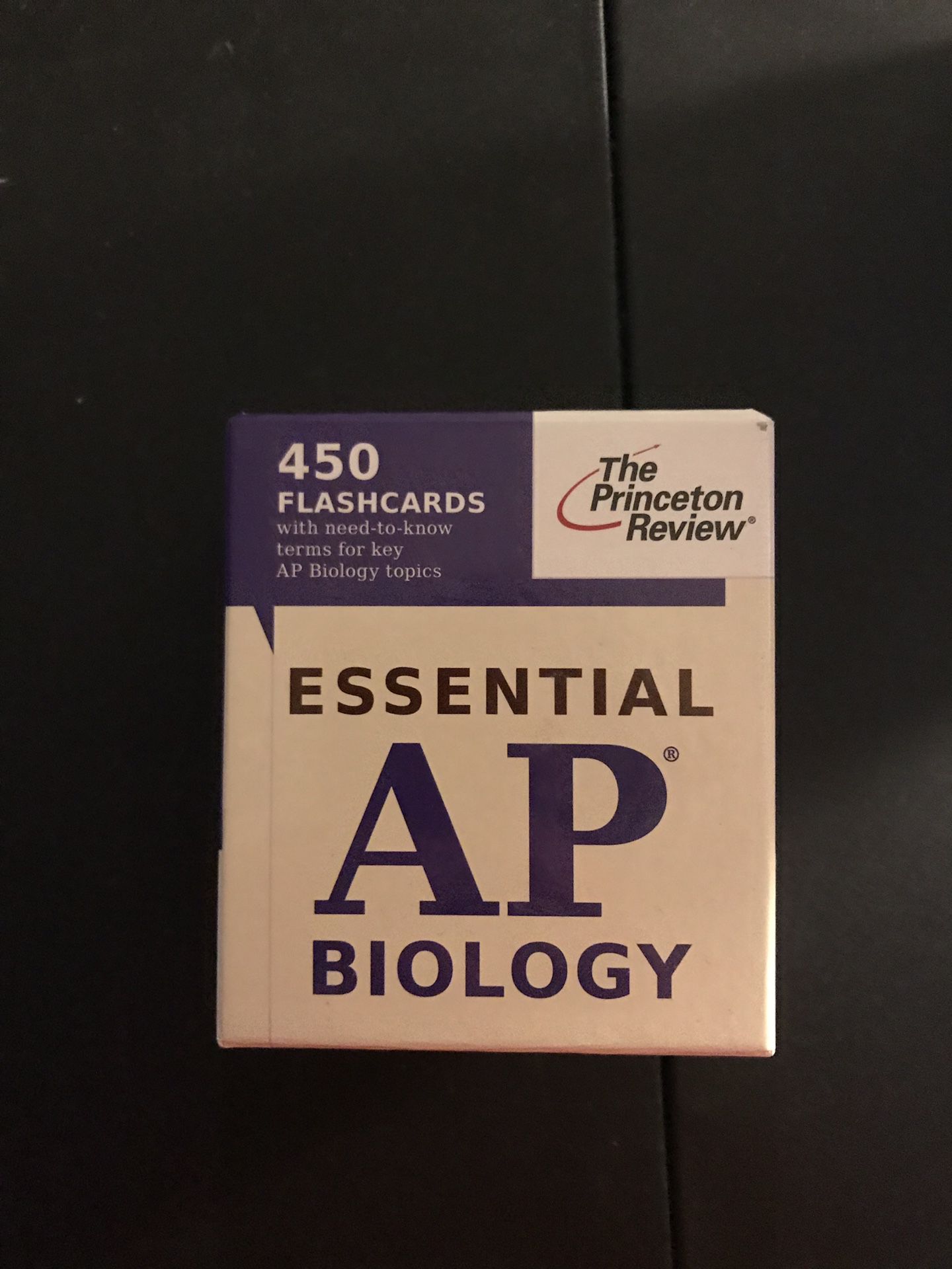 AP biology review flash cards Princeton review