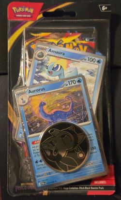 Pokemon TCG Pitch Black Aurorus Amaura Target Exclusive Premium Blister Sealed