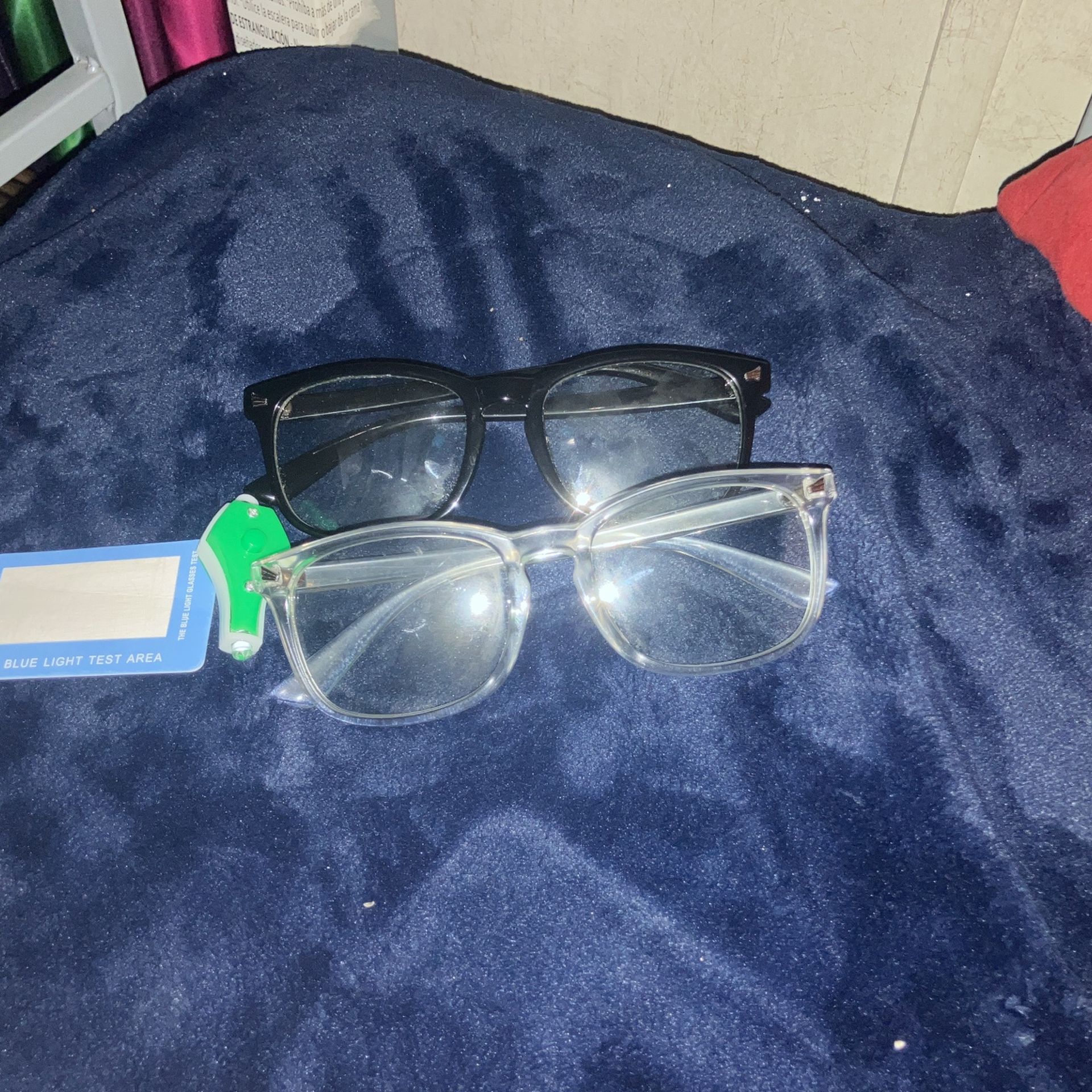 Blue Light Glasses With Blue light Testing Kit