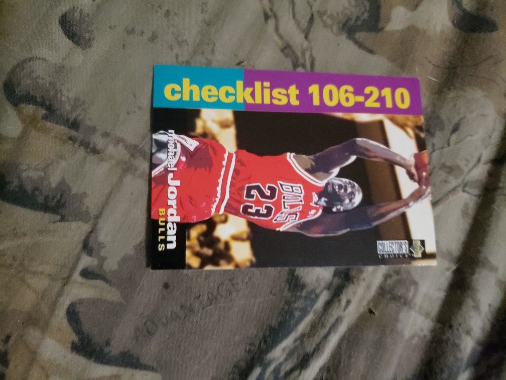 Michael Jordan Checklist