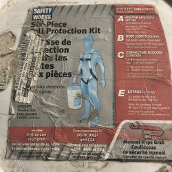 Six Piece Fall Protection Kit/Home Depot