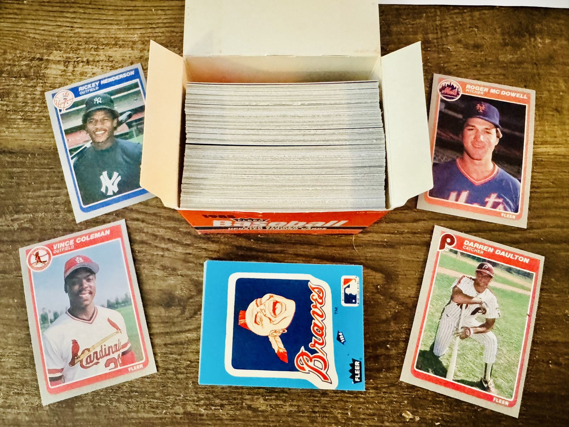 1985 Fleer Update Baseball Complete Set 22 stickers and 132 cards ⚾️