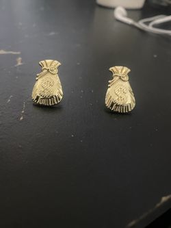 Money Bag Earrings