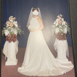 David’s Bridal wedding dress