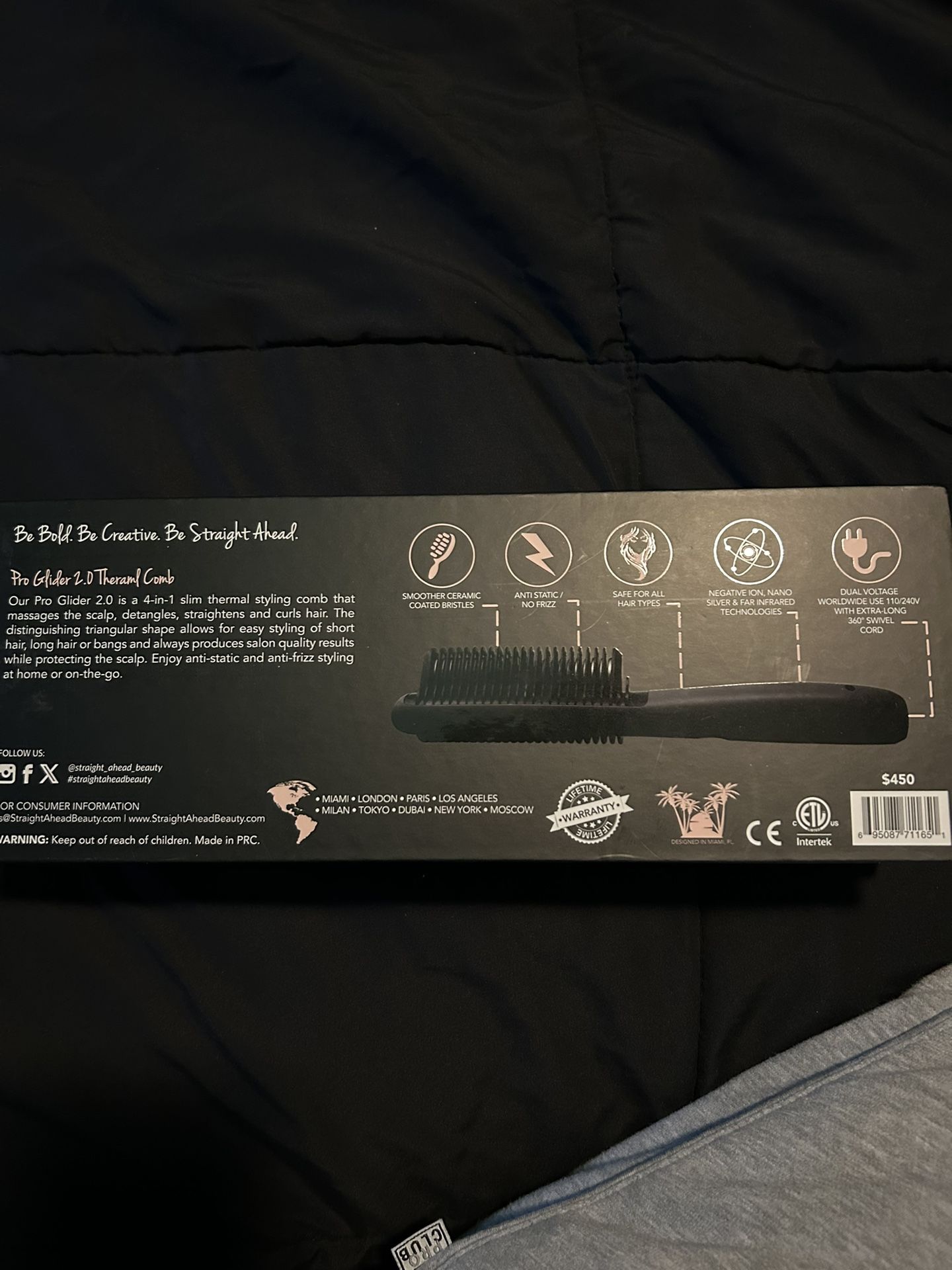 4 in 1 straitening hot comb