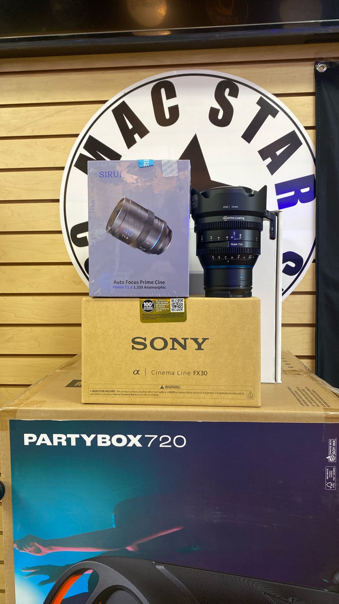 Sony FX30 With Sirui 40mm And Irix 15mm Cine Lenses