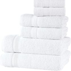 Brand New White Bath Towels Set Quick-Dry, Soft, High Absorbent 100% Cotton Towels for Bathroom Guests Pool Gym Camp Travel College Dorm

Brand new

P