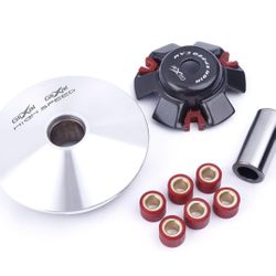 Glixal ATKS-042 GY6 125cc 150cc High Performance Racing Variator Kit with 13g Roller Weights for Chinese 4-Stroke 152QMI 157QMJ Scooter Moped ATV Engi