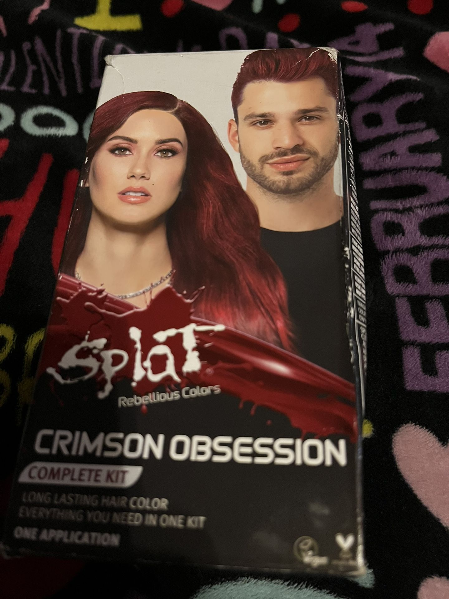 splat red hair dye crimson obssession complete kit