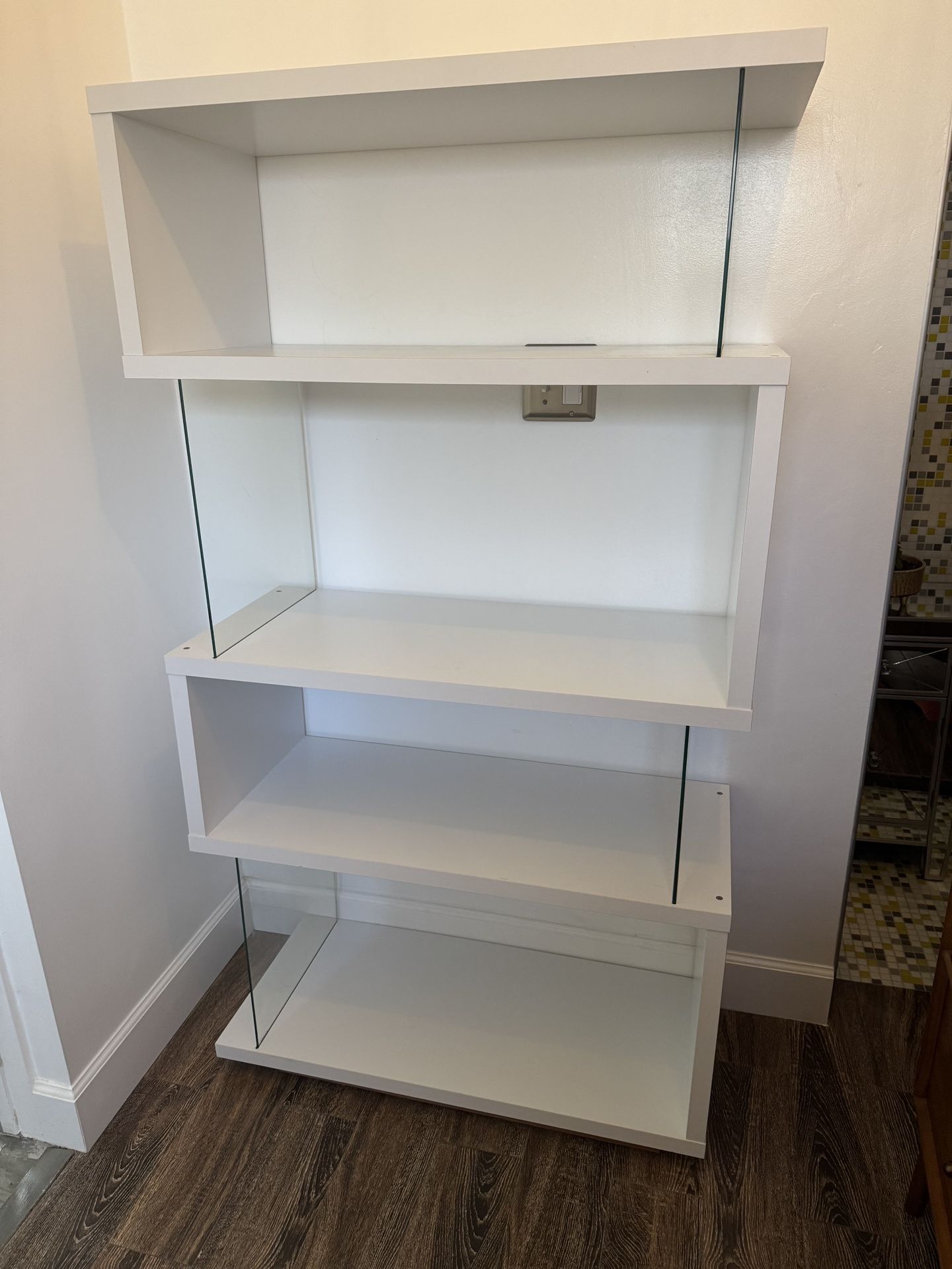 White Shelving Unit