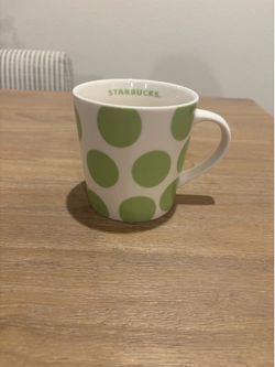 Starbucks green polkadot Mug