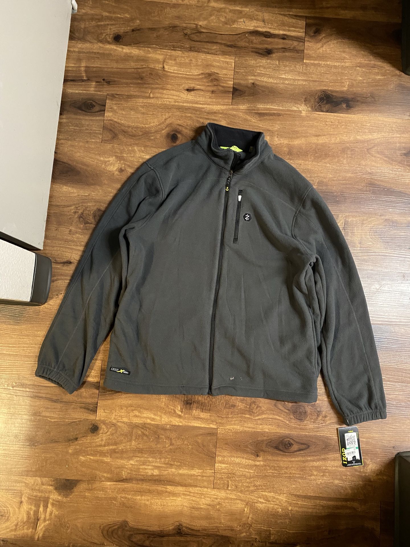 Brand new Mens IZOD brand gray jacket up for sale