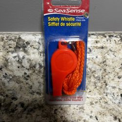 Seasense Safety Whistle With Lanyard New