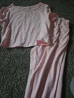 Pink 2 peice set from Shein.