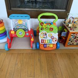 Toys (walker, Wooden Zanny Zoo, Stackable Rings)