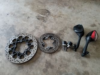 Gsxr 1000 parts frame sliders rotors