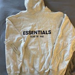 Men’s Light Gray Hoodie Size Large