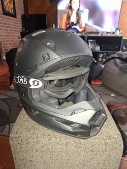 Scott Motocross Helmet with Goggles – YS