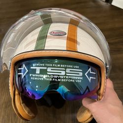 Helmet Quickool New Dual Visor Size Xl Dot Half Price 