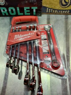 Milwaukee 7pc SAE Combination Wrench Set