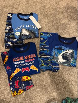 Boys childrens place summer pjs