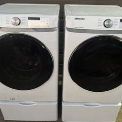 Samsung XXL Capacity Plus Steam Front Load Washer/Multisteam Electric Dryer (can deliver) 