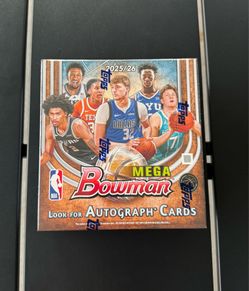 2025-26 Bowman Basketball Factory Sealed Mega Box