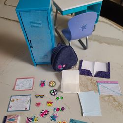 American Girl School Desk With Free Locker 18