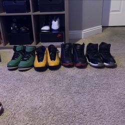 Jordan 2’s, 14’s, 13’s, 11’s