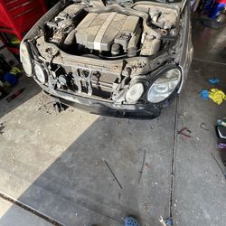 Need a silver Mercedes e320 front bumper and driver side fender