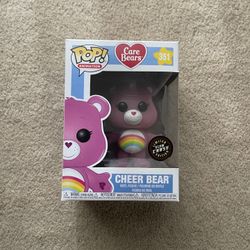 Funko Pop! #351 Care Bears Cheer Bear GITD Chase Vinyl Figure