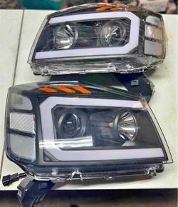 04-15 Nissan Titan 05-07 Nissan Armada LED Drl Headlights